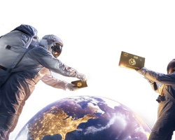 گردش پول در مدار فضا